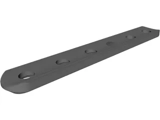 Bone Plate 3D Model preview