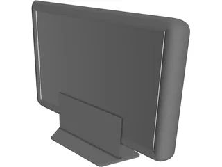 Sony Black Screen Plasma 3D Model preview