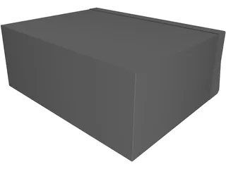 Yamaha Amplifier 3D Model preview