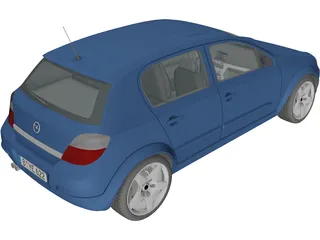 Opel Astra 3D Model preview