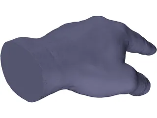 Hand Left 3D Model preview