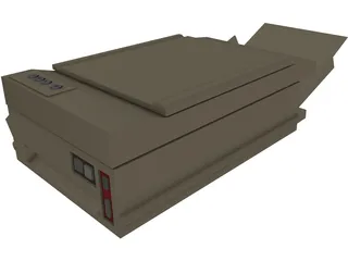 Laser Copy Machine 3D Model preview