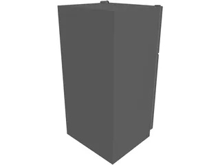 Refrigerator GE 3D Model preview