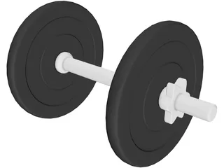 Dumbell 3D Model preview
