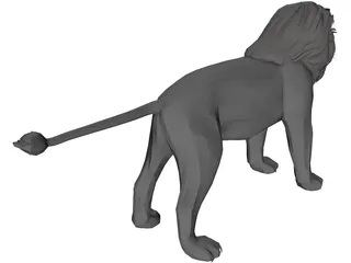 Lion 3D Model preview