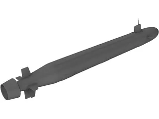 SSN 23 Jimmy Carter 3D Model preview