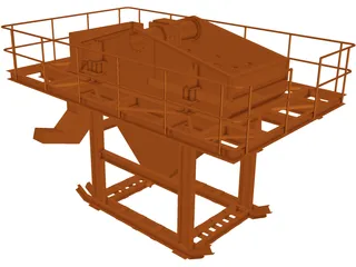 De-Watering Sandscreen 3D Model preview
