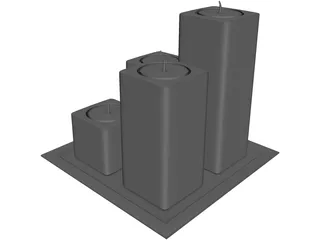 Candlestick 3D Model preview