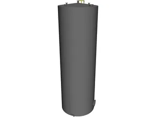 Tank, Vertical, UL 142, 29600 gallons 3D Model preview