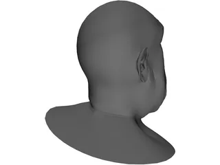 Opera Man Face 3D Model preview