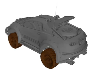 Xeno car 3D Model preview