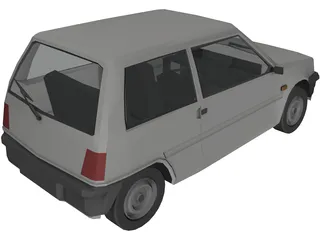 VAZ 1111 Oka 3D Model preview