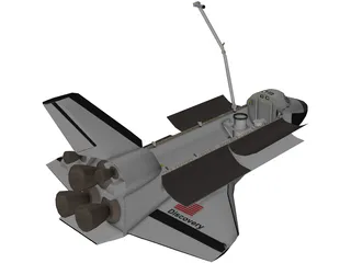 Space Shuttle Discovery 3D Model preview