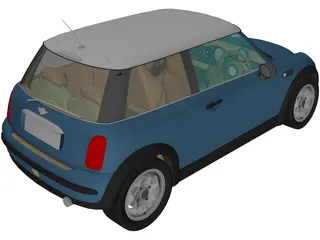 Mini Cooper 3D Model preview