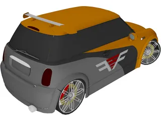 Mini Cooper [Tuned] 3D Model preview