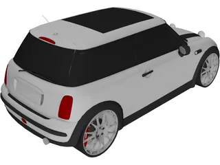 Mini Cooper [Tuned] 3D Model preview