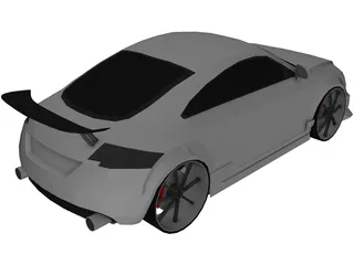 Audi TT Quattro [Tuned] 3D Model preview