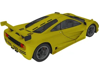 McLaren F1 LM 3D Model preview