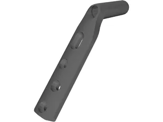 Perthrocantheric Bone Plate 3D Model preview