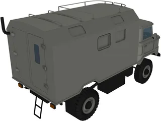 GAZ-66 3D Model preview