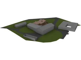 Farmers House 3D Model preview