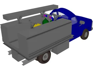 Truck 3D Model preview