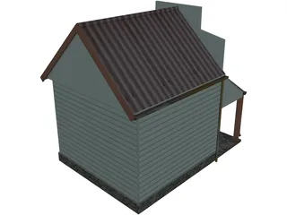Short Shop 3D Model preview