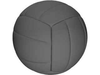 Volleyball 3D Model preview