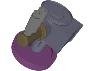 Piston Pomp 3D Model preview
