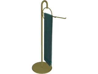 Towel Dryer 3D Model preview