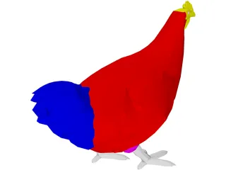 Chicken 3D Model preview