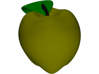 Apple 3D Model preview