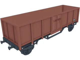 Bulk Carrier 3D Model preview