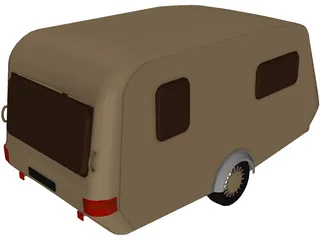 Caravan 3D Model preview