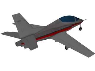 Kitplane ViperJet MKII 3D Model preview