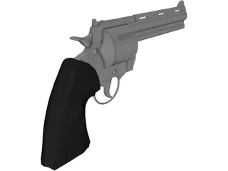 Colt Python 3D Model preview