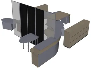 Office 3D Model preview