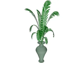 Plant In Vase 3D Model preview