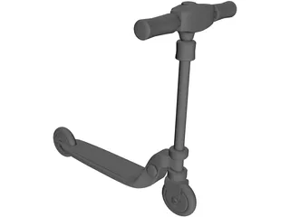Scooter Electric 3D Model preview