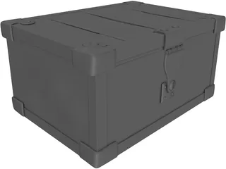 Travel Chest 3D Model preview