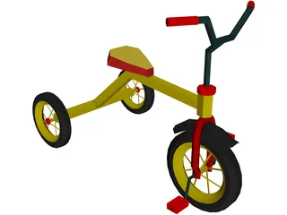 Bike Child 3D Model preview