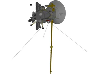 Cassini Probe 3D Model preview