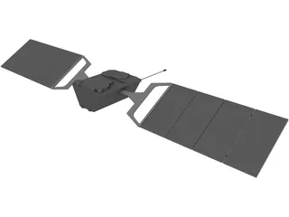 Globalstar Satellite 3D Model preview