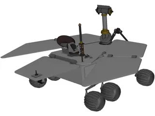 Mars Express Rover 3D Model preview