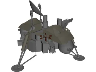 Mars Viking Probe Exploration 3D Model preview