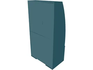 Cabinet 3D Model preview
