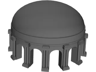 Ancient Dome 3D Model preview