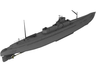 I-400 3D Model preview