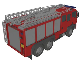 MAN TGL Fire Engine 3D Model preview