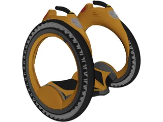 Wheel Sport Vehicle 3D Model preview